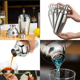 BarCraft · סט שייקר קוקטיילים מנירוסטה