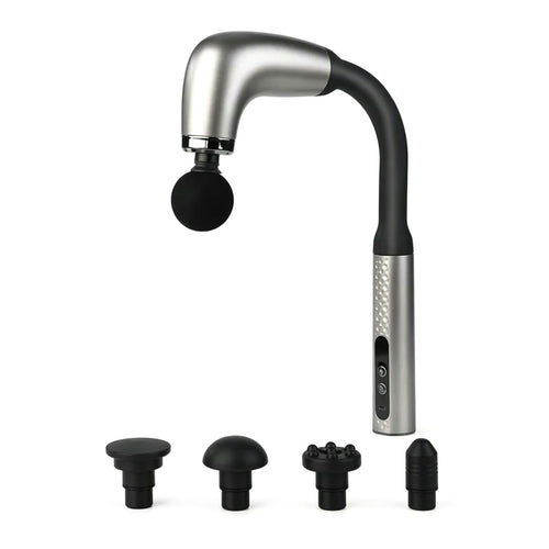 PulseRelax™ · אקדח עיסוי עם 4 ראשים