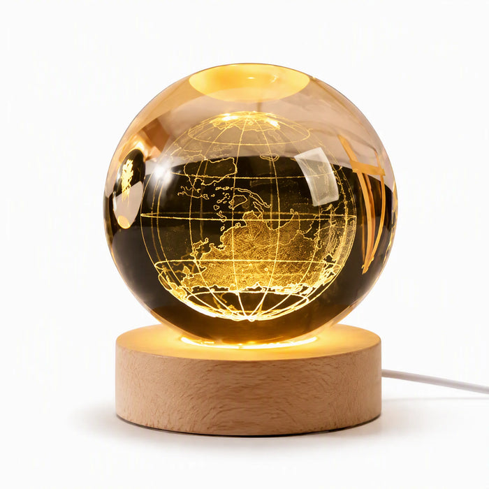 LunaGlobe™ · כדור קריסטל מואר